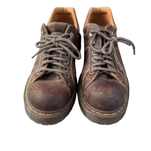 Dr. Martens Airwair 10940 Shoes Chunky Oxford Brown Leather Shoe Mens 10 US Y2K main image 8